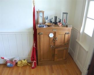 Oak Ice Box, maybe 35 years old