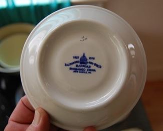 B&O Railroad dishes