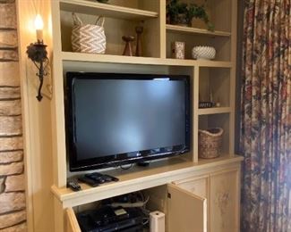 LG 42” TV / Pioneer File-Type Compact Disc Player PD-F908 / Sony DVD-CD/Video Player / Sony Digital Audio/Video Control Center