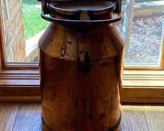 Red copper milk jug!