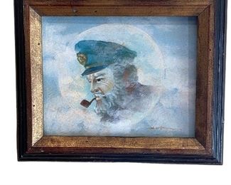 H. Hafman; oil on canvas; 8"x10"