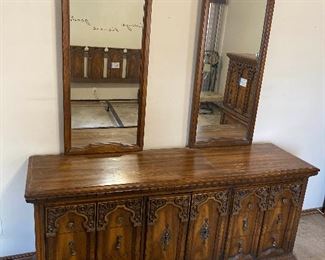 Dresser with Mirrors 
