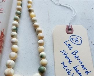 yunnan jade necklace Les Bernard