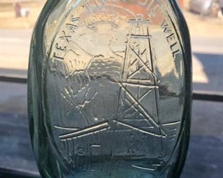 Corsicana Texas historical flask bottle