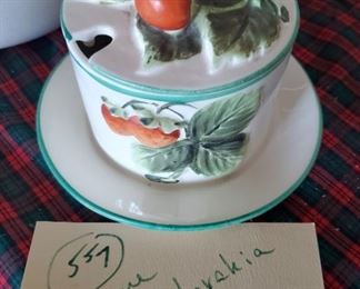 old Czechoslovakia dish with spelling error 