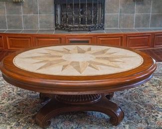 Coffee Table — 54" long x 42" wide