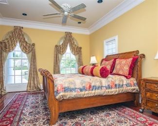 American Signature West Indies Collection Bed, 2 Night Stands (mattress, box springs, and frame included)

Iranian Rug  14' 4" x 9' 5"

