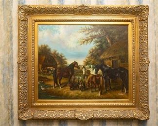 Frame is 34" wide x 30" tall