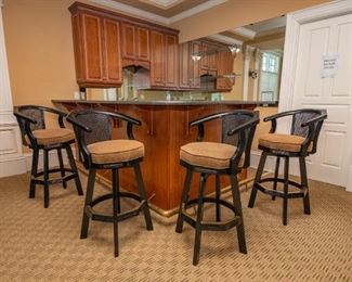 Newly listed items for sale. 4 Bar chairs