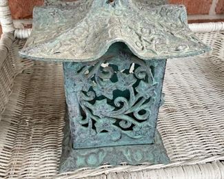 Metal Birdhouse (green)