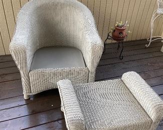 Wicker patio furniture (4 pc set)