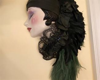 Clay Art Masks  - Flapper