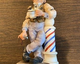 Lefton China 8.25" Barber figurine 