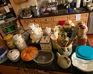 Kitchen Canisters and Cookie Jars