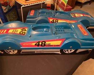 Vintage Matchbox car carrying cases