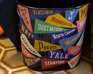 VTG - College Flags waste basket