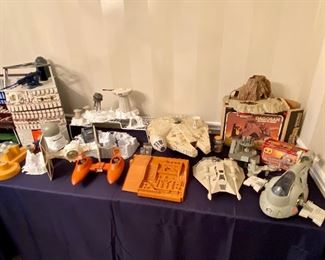 Vintage Star Wars Playsets, some with original boxes!