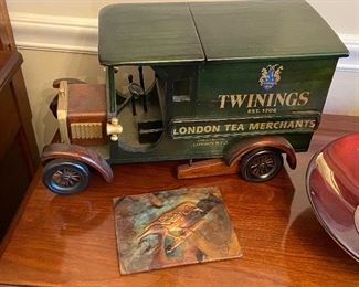 Twinings wood truck with storage