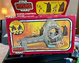 Star Wars micro collection Bespin Control Room, comes with original box and 4 figures