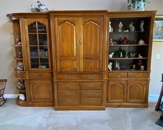 Large Three Piece Entertainment Center Bookcase available for Pre Sale