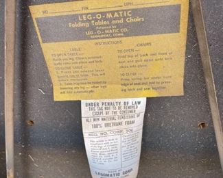 leg o matic folding chairs