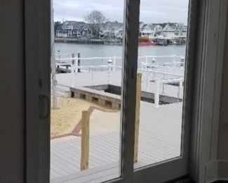 Brand new Andersen hurricane rated sliding glass doors