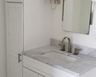 Bathroom vanity with storage cabinet 