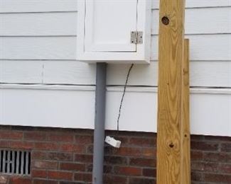 Electrical meter cabinet & stand