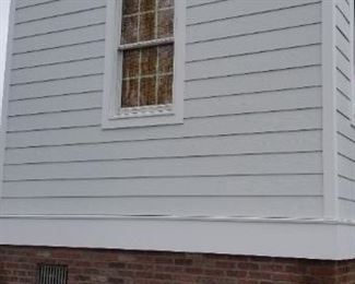 Andersen windows & all new Hardie board cement siding