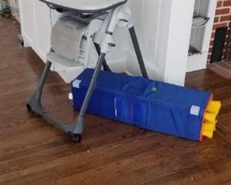 Chicco Polly high chair; Graco Pack N Play 