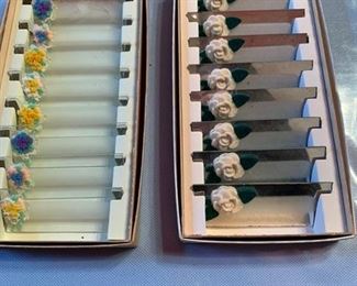 Vintage Glass Place Cards