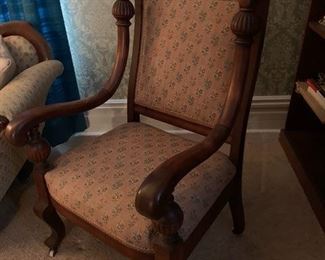Carved Parlor Chair