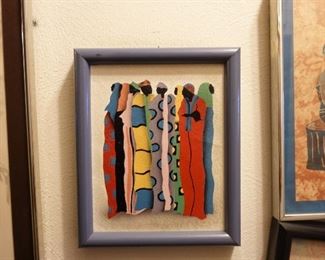 African AMerican Art Framed