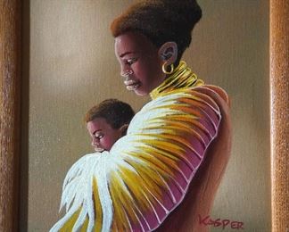 Mother and child by Kasper