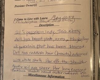 Bride Raven Doll Rita V Weber