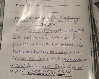 Loop Leg Doll with Golden Heels