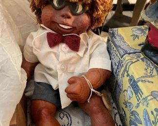 Carved wood doll named Horace by Naber Baby Wildwood
