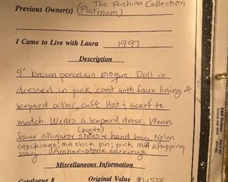 Coral & Leopard Cisette Madame Alexander Doll the Fashion Collection Platinum