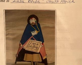 Zulu Bride Doll