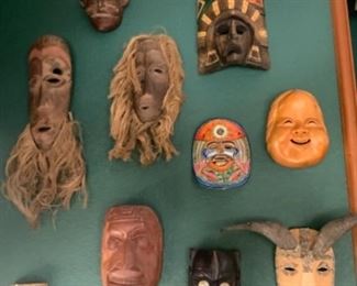 Assorted masks