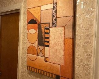 Large modern art canvas 