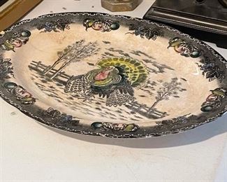 Vintage turkey tray