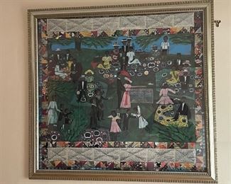 40” x 40” Faith Ringgold framed Print