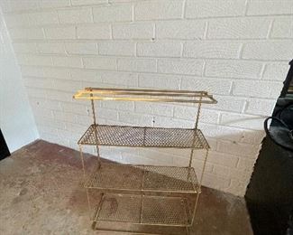 Vintage wire shelf