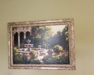 Decorative print that measures 43" x 30"