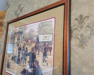 Don Stivers "Service To The Line" print 1999