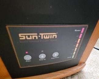 Sun Twin quartz infrared portable heater