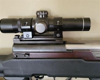 SKS with original stock and accessories. The # under trigger 385611