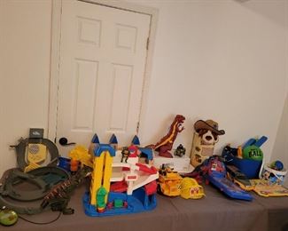 Toys! Variety of toys, including Fischer Price, Kung Zhu, and more!