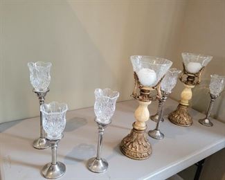 votive holding candle sticks